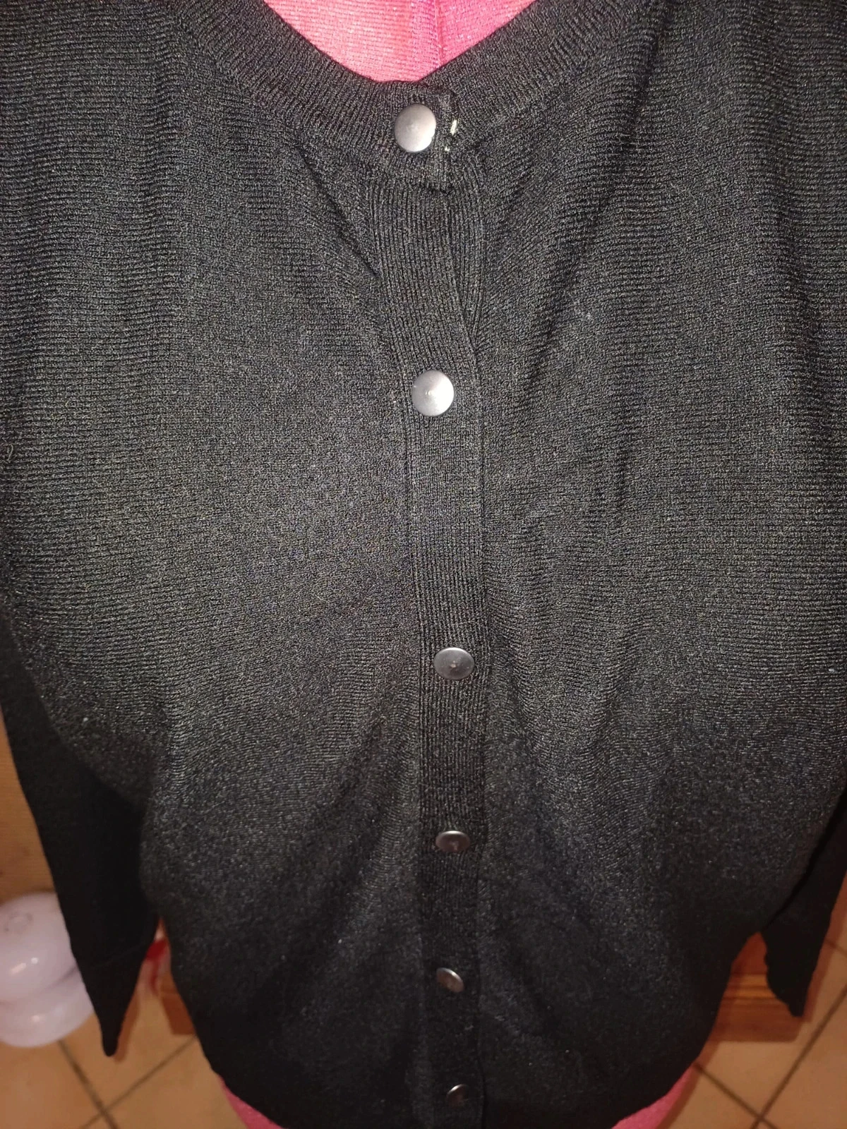 Black cardigan size 42 brand street one – photo 2